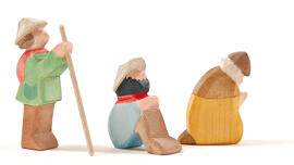 Krippenfiguren aus Holz Ostheimer