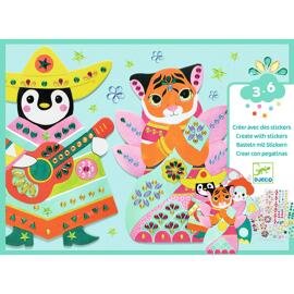 mit Stickern gestalten Djeco