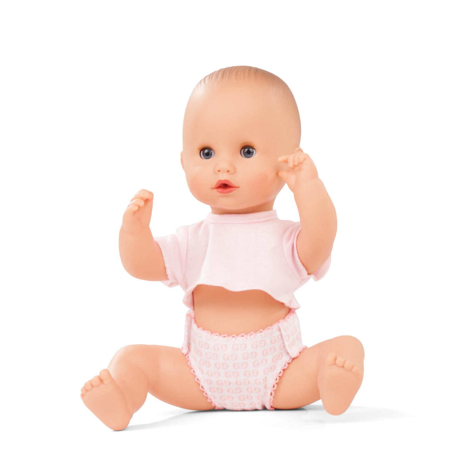 Götz - Babypuppe 33 cm Mädchen, Sleepy Aquini to dress