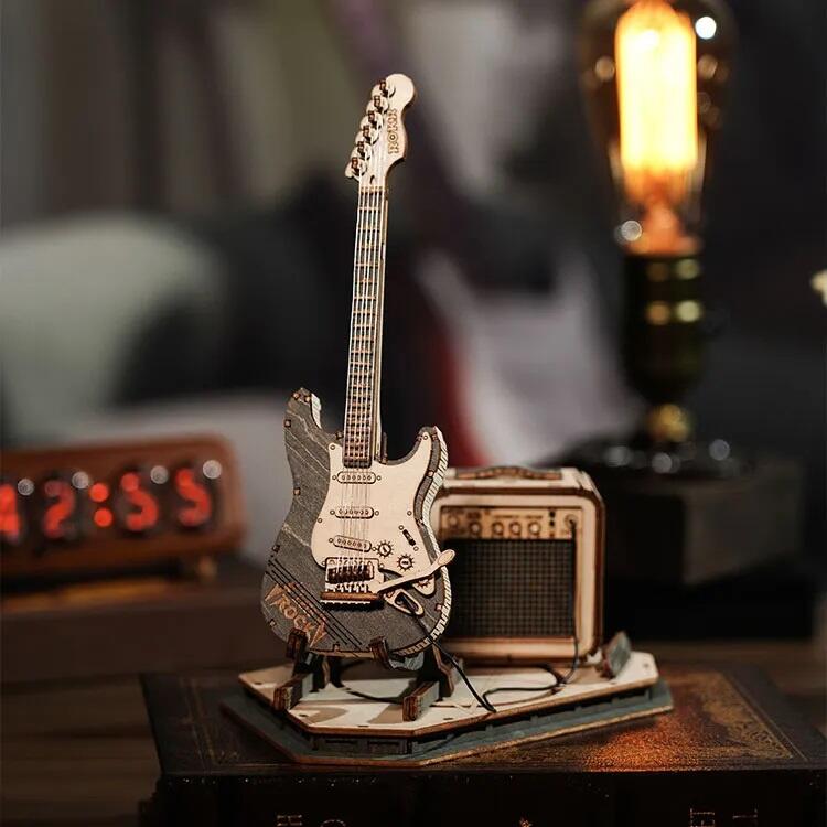 Robotime - Holzbausatz / Electric Guitar