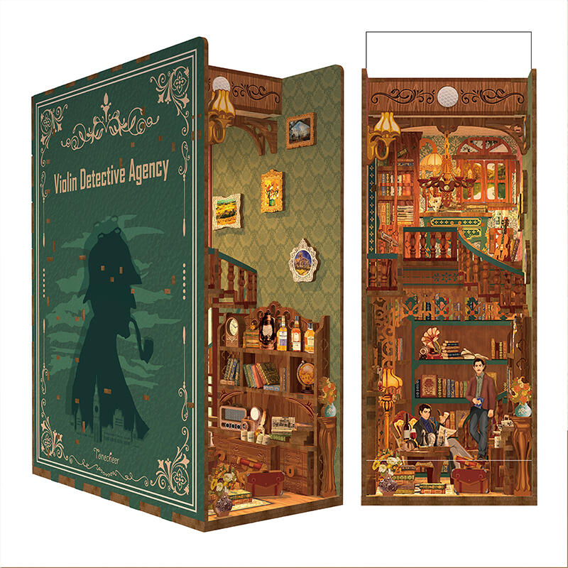 Tonecheer - DIY Puzzle Violin Detective Agency 3D Tonecheer