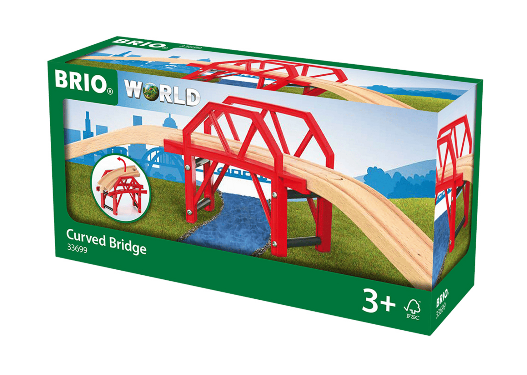 Yamba Adapter Set Helix 3 - Adapterstenen voor Brio®-rails en Duplo