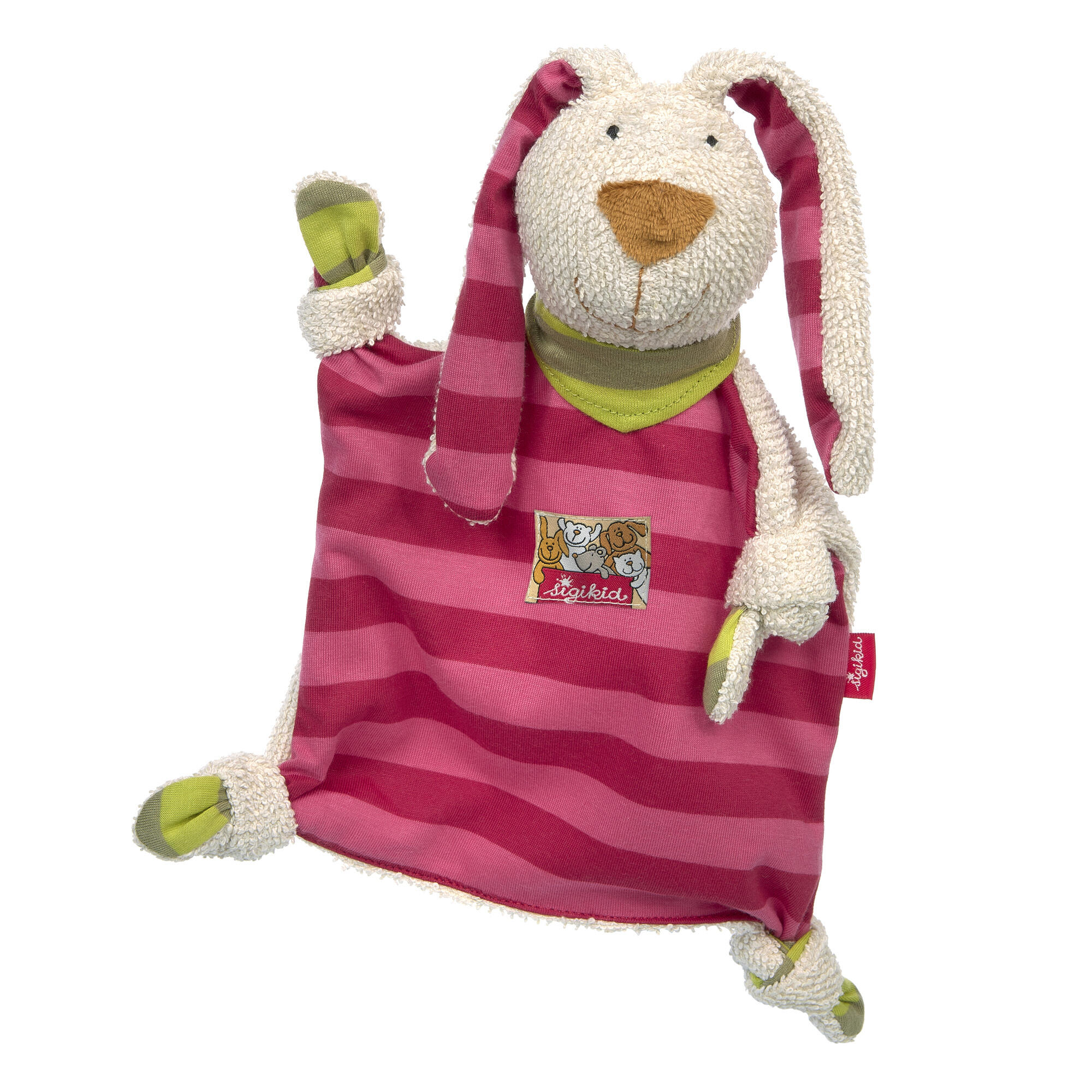 Sigikid - Schnuffeltuch Hase pink