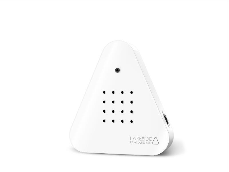 Relaxound - Lakesidebox Weiß mit Akku, USB-Ladekabel