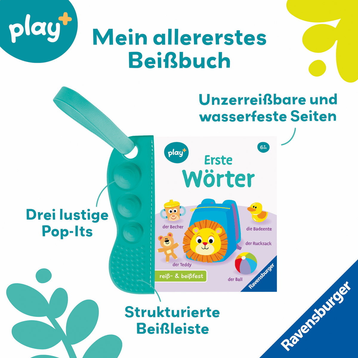 Ravensburger - Buggybuch: Flip&Pop - Wörter