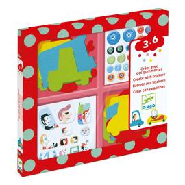 mit Stickern gestalten Djeco