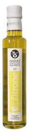 Lebensmittel Natives Olivenöl mit Zitroneaus Kreta