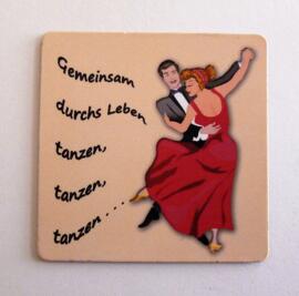 Valentinstag Dekoration Kühlschrankmagnete Geburtstag Deko-Gegenstände mit Tanzpaarmotiv