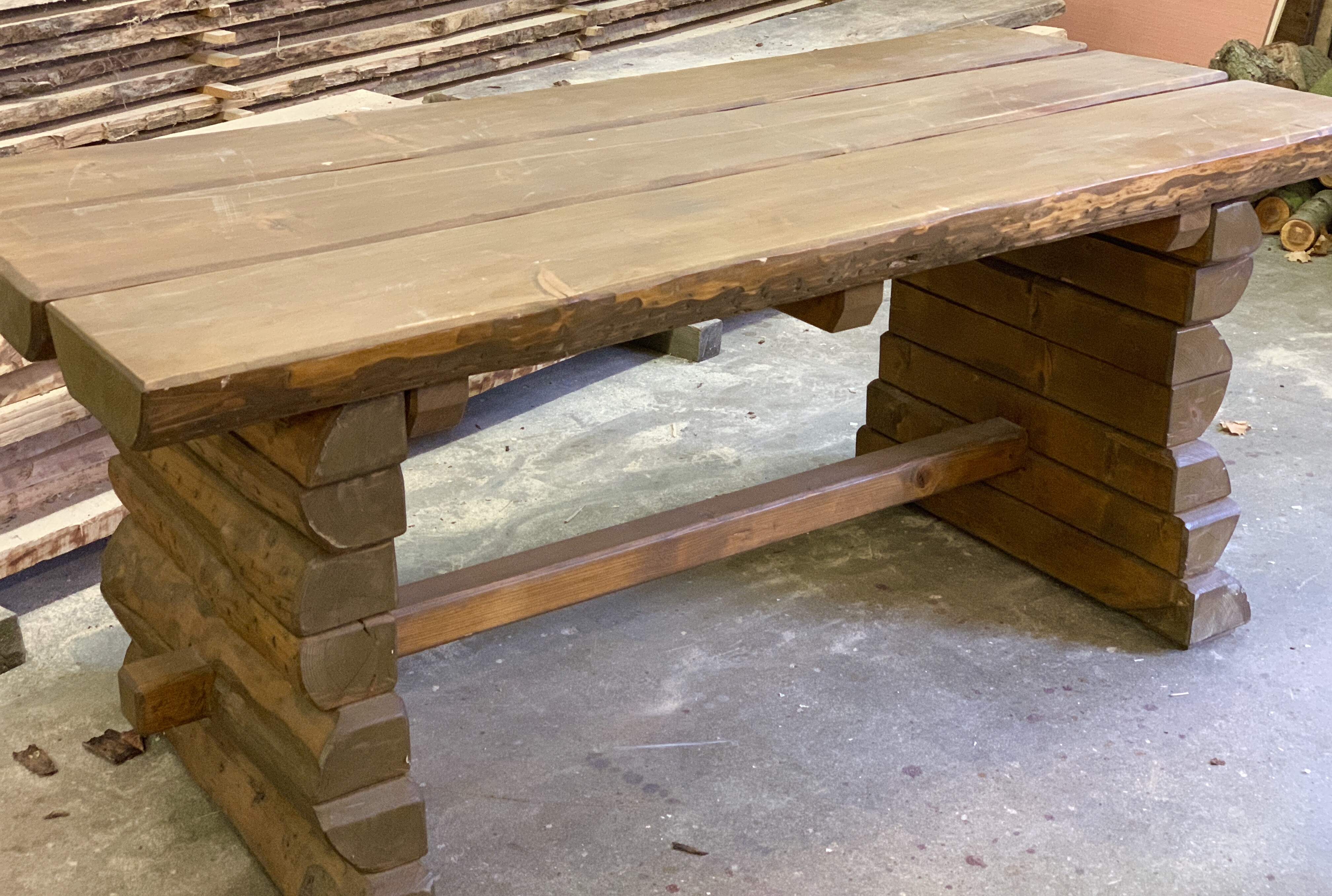 Holztisch, rustikal Online City Eisleben