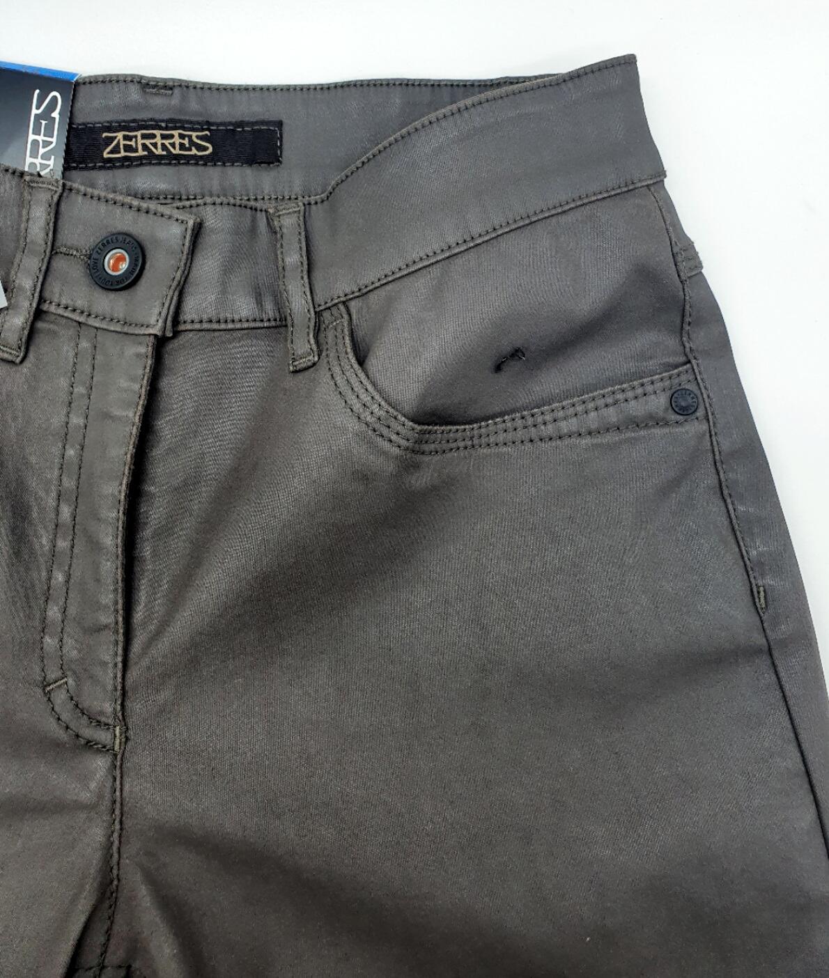 Zerres Zerres Damen Hose Lang In Schlamm Taupe Mit Lederoptik 9763 519 27 Erhaltlich Bei Mode Schonleitner In Gmunden Gmunden Stilvoll Shoppen