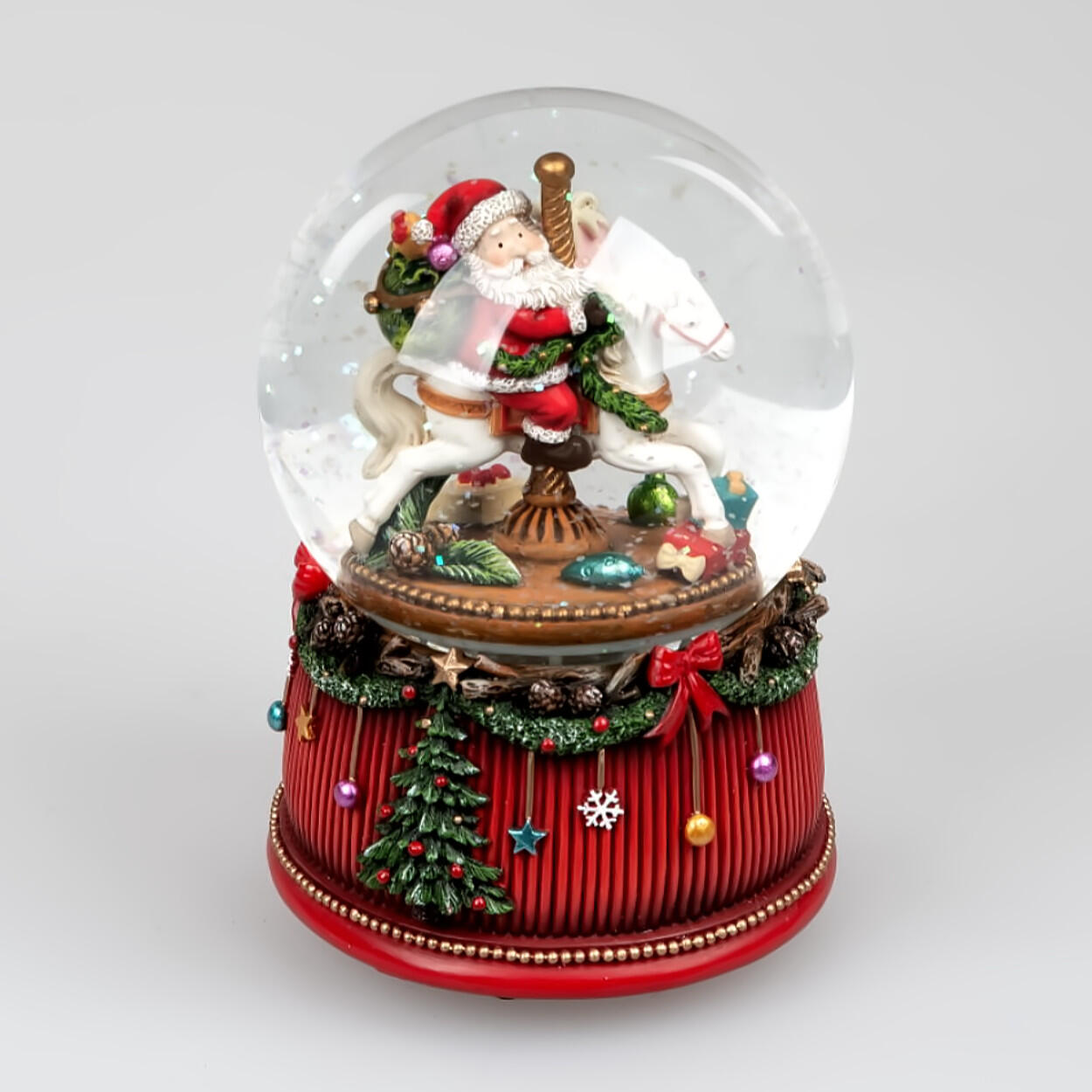 Spieluhr Schneekugel Weihnachtsmann Auf Pferd Nostalgie 15cm In Der Galerie 10er Haus Kaufen Gmunden Stilvoll Shoppen