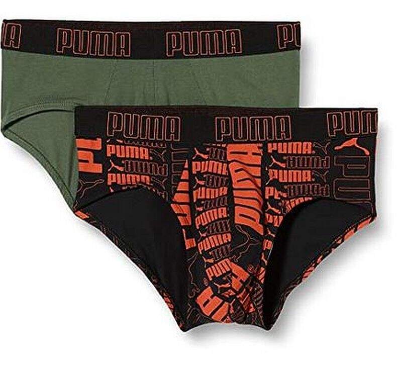 Puma PUMA Herren Boxer Briefs Shorts Unterhose Slip Green (2er Pack) Gr. L  | Einkaufen in Murrhardt