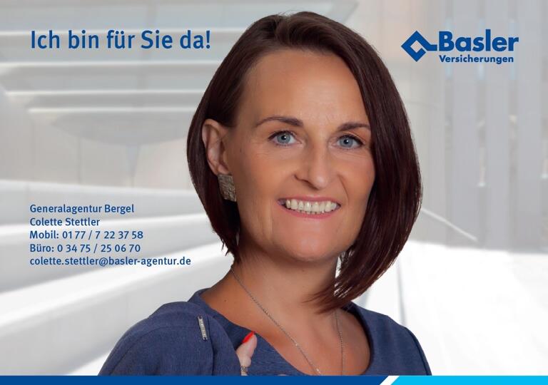 Colette Stettler, Basler-Agentur Eisleben Lutherstadt Eisleben