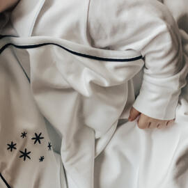 Couvertures d'emmaillotage et couvertures pour bébés Nuvola Baby