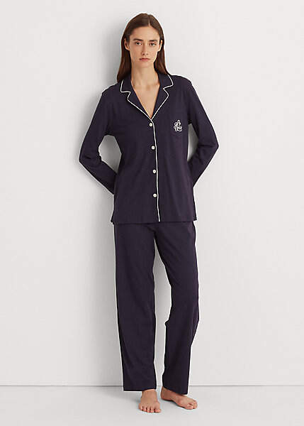 Pyjama fleuri en jersey Ralph Lauren Femme Vêtements Sous-vêtements vêtements de nuit Peignoirs 