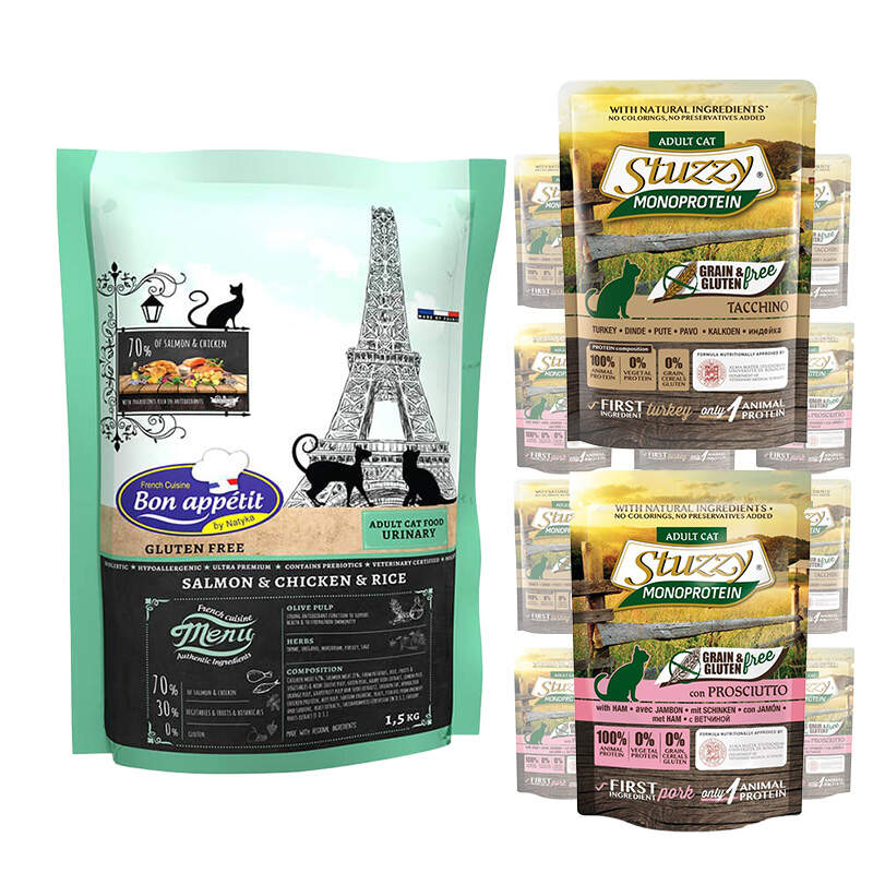 Nassfutter Trockenfutter Bon appétit/Stuzzy