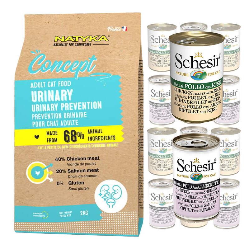 Nassfutter Trockenfutter Natyka/Schesir