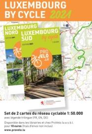 Cartes, plans de ville et atlas ProVelo Luxembourg