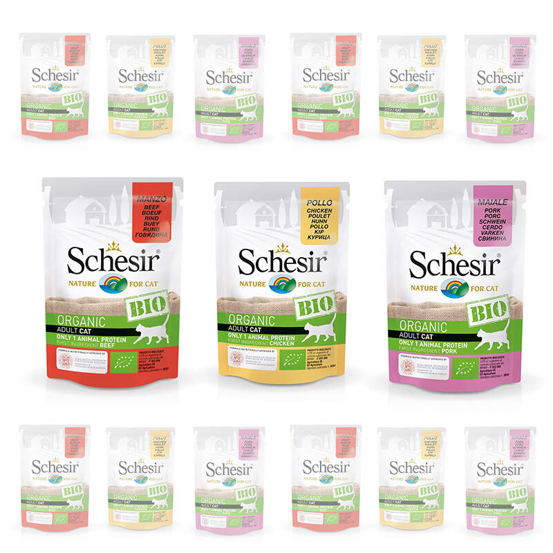 Nassfutter Schesir Bio