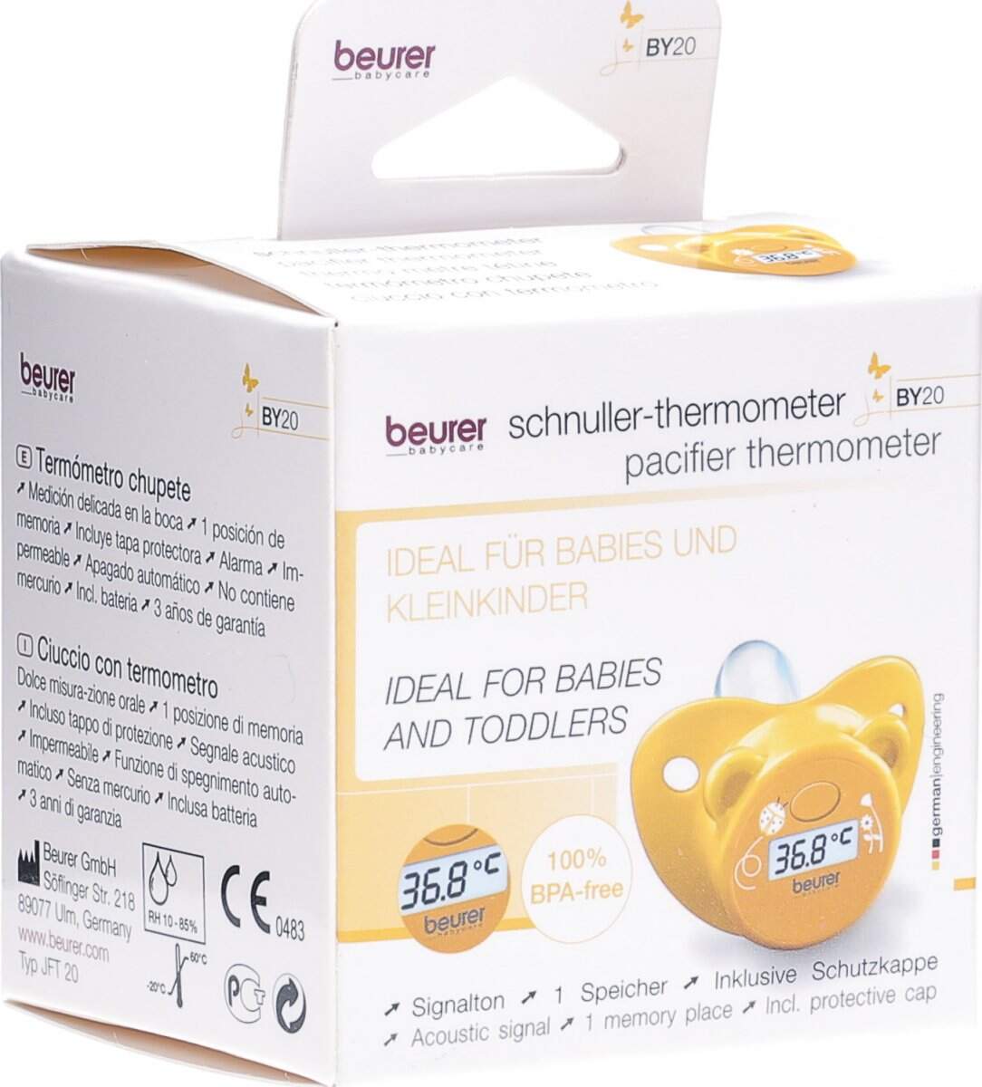 Thermomètres à usage médical Sucettes et anneaux de dentition BEURER