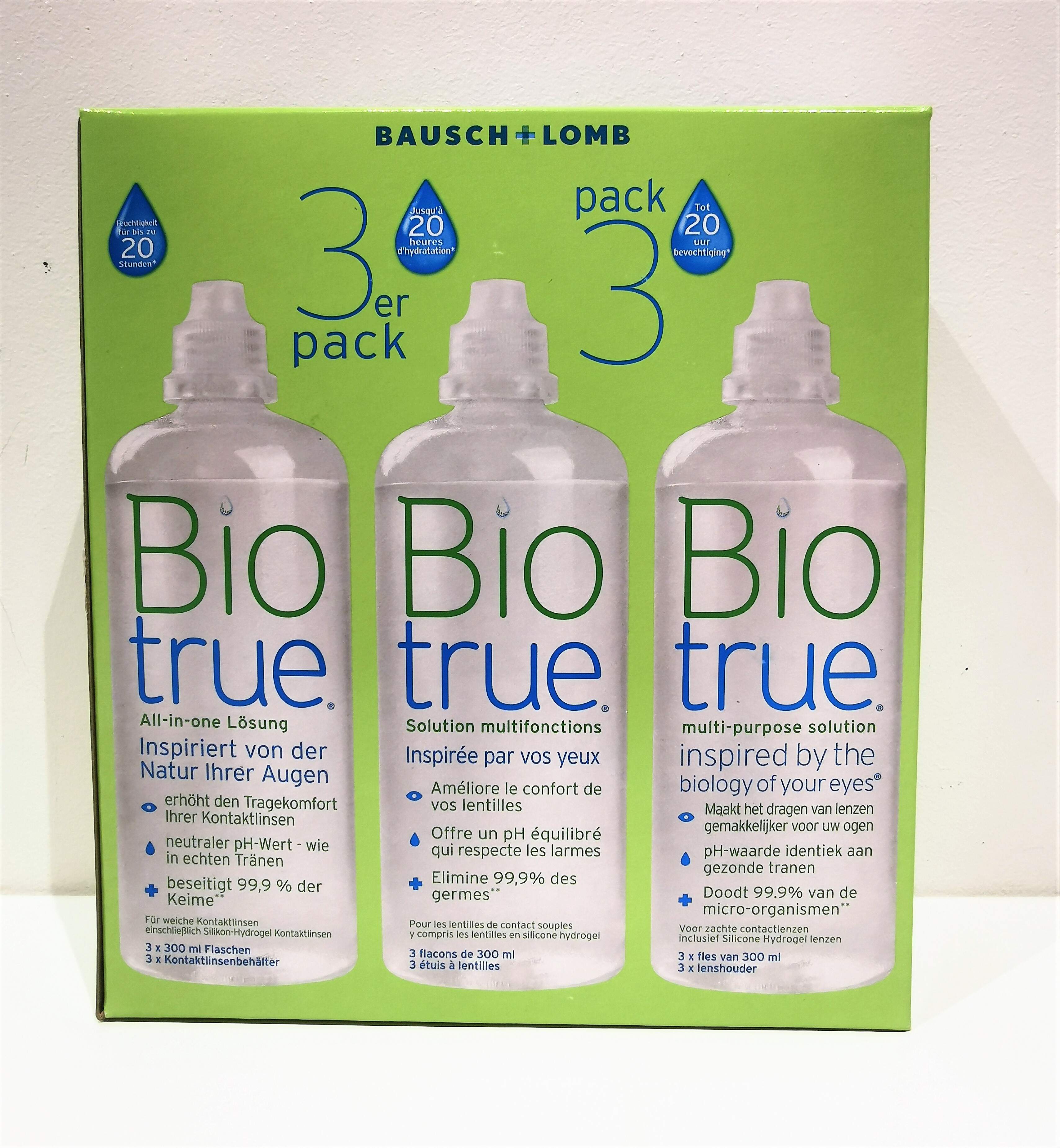 Kits d'entretien pour lentilles de contact Lentilles de contact Solution pour lentilles de contact Étuis pour lentilles de contact BAUSCH + LOMB