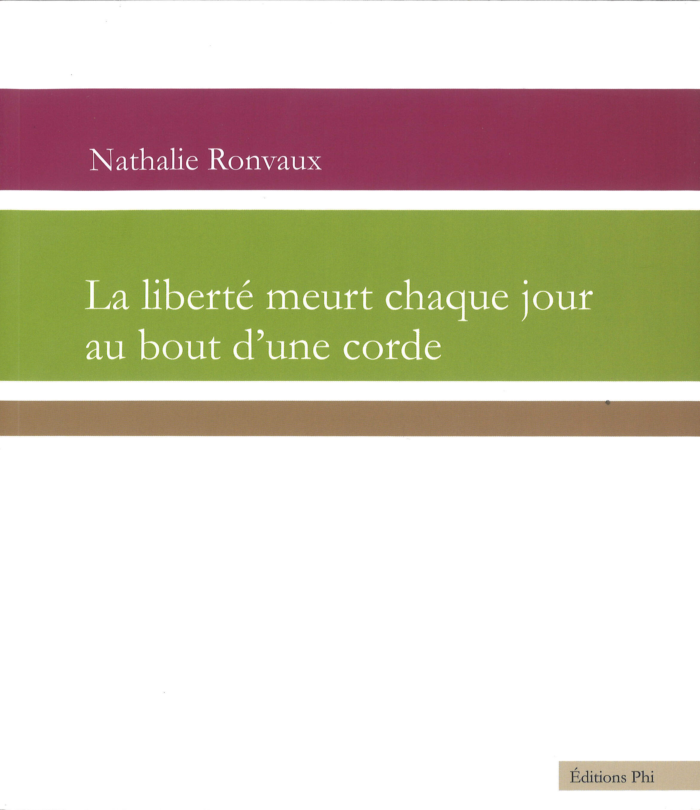 livres de poésie Editions Phi