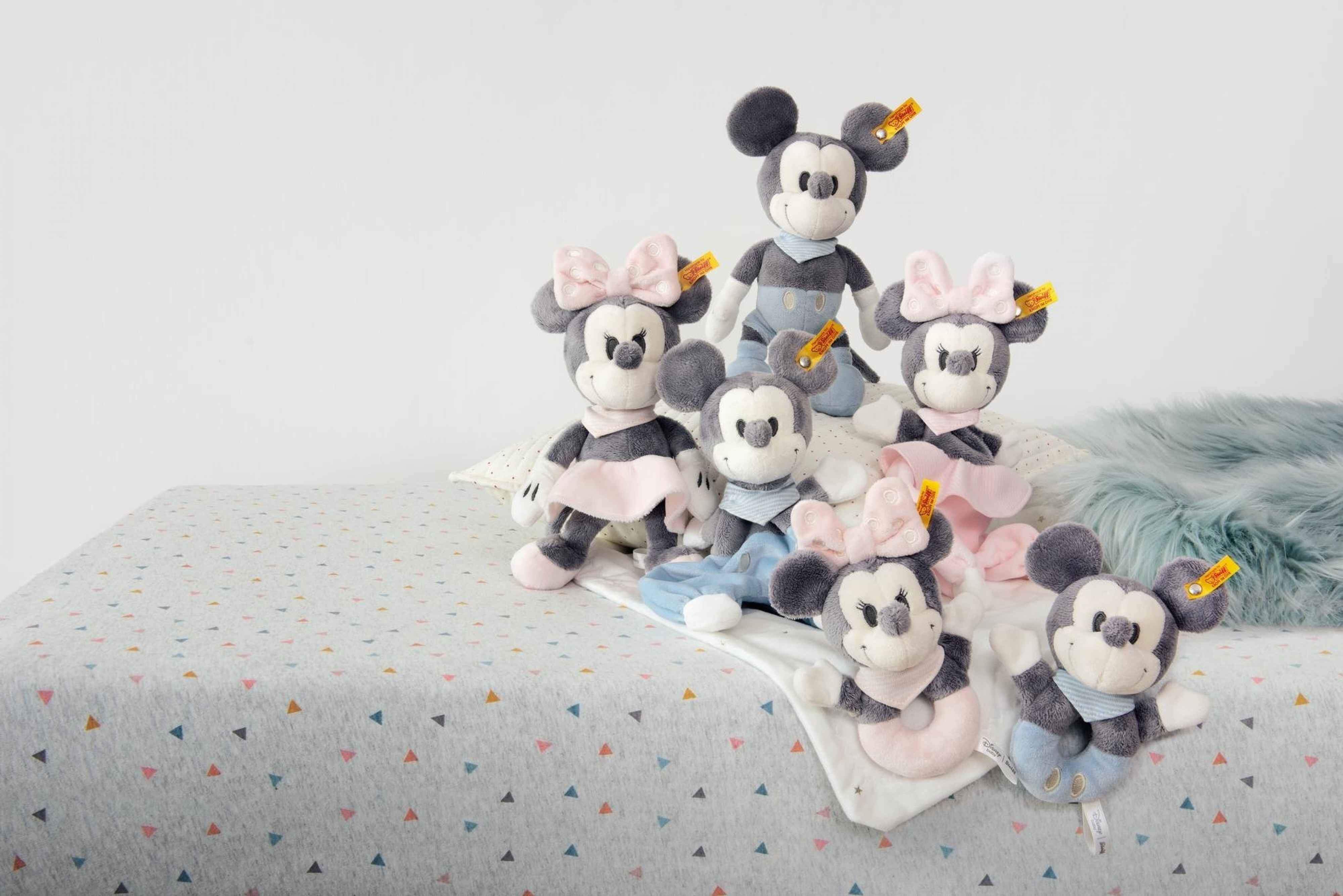 Steiff 290176 Disney Minnie Mouse Schmusetuch mit Knisterfolie 29 cm 