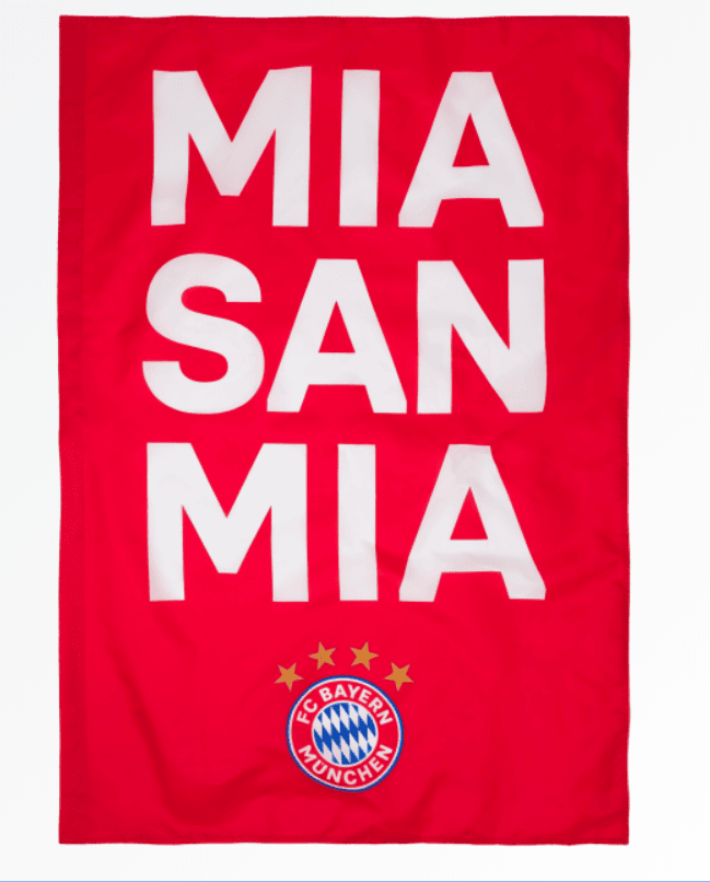 Fc Bayern Munchen Fc Bayern Munchen Fahne Mia San Mia Letzshop