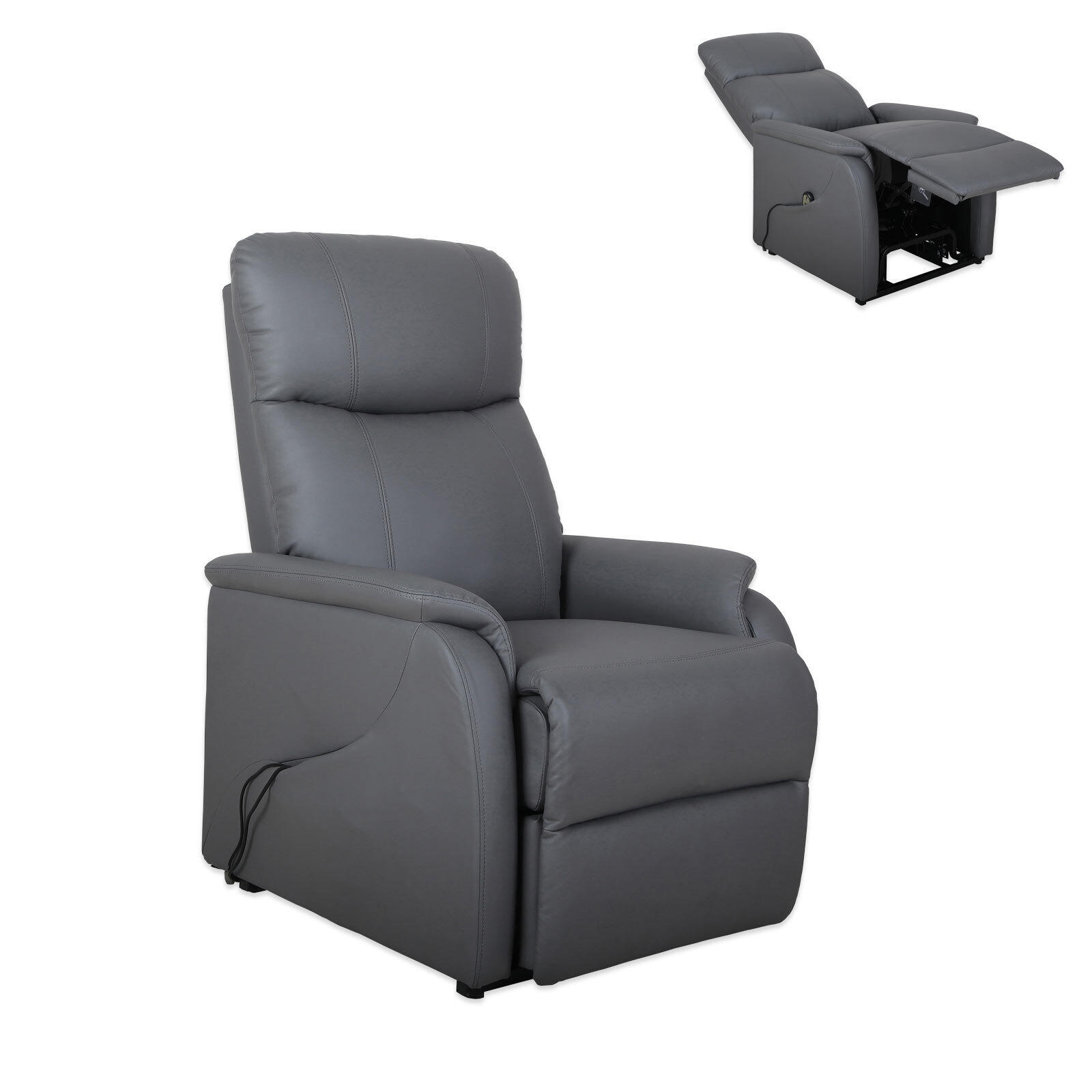 Fauteuil De Relaxation Gris Letzshop