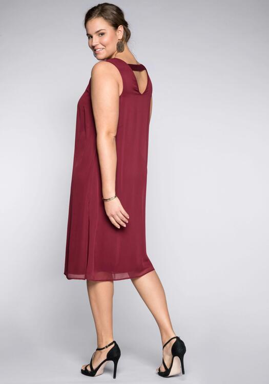 Sheego Kleid Im Lagenlook Mit Tiefem Ruckenausschnitt Letzshop