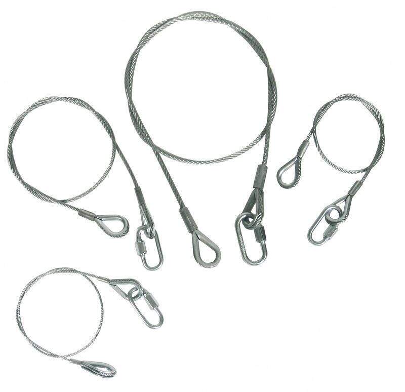 Safety 100cm 4 mm mit Kettennotglied 
