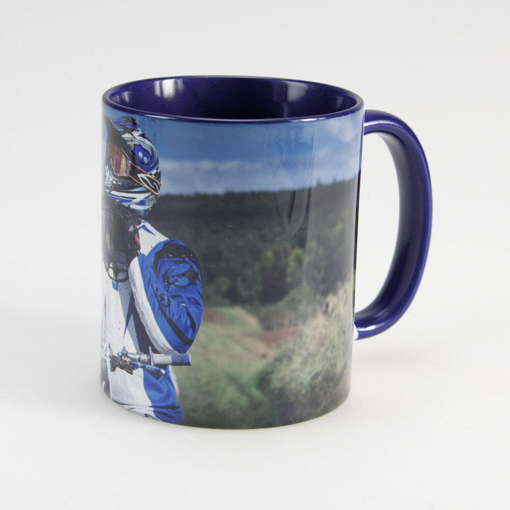 Contento Farbige Fototasse Mit Panoramadruck Blaulila Letzshop