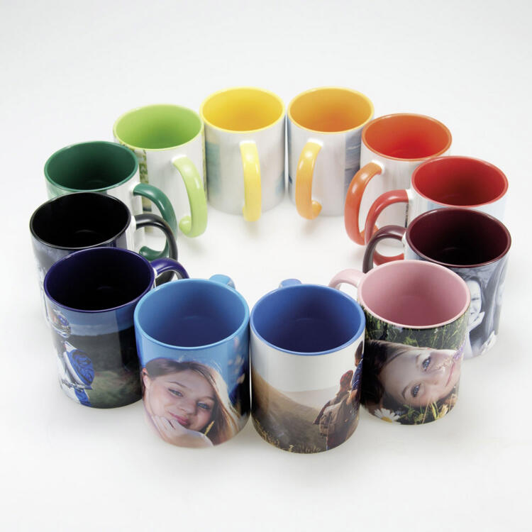 Contento Farbige Fototasse Mit Panoramadruck Gelb O Letzshop