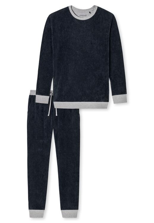 Schiesser Schiesser Pyjama En Velours Pour Hommes Letzshop