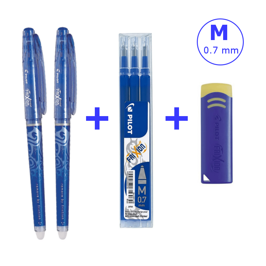 Kugelschreiber mit Radierer 2 Stück radierbare Tinte Stift  Radiergummi 