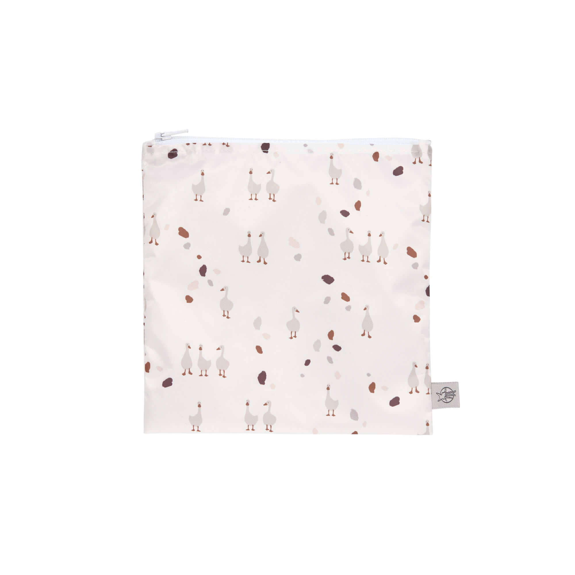 LÄSSIG Frühstücksbeutel 2 Stk Snack Bag Tiny Farmer Gans 