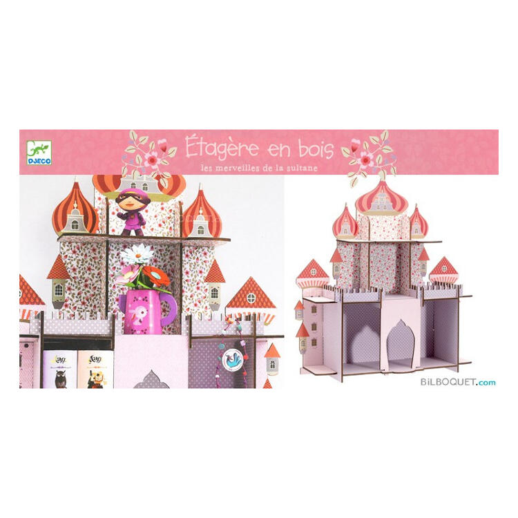 Djeco Djeco Etagere En Bois Chateau De Princesse Letzshop Djeco Djeco Etagere En Bois Chateau De Princesse Letzshop