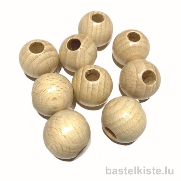 Meyco Perles Rondes En Bois O Mm Nature Pour Letzshop