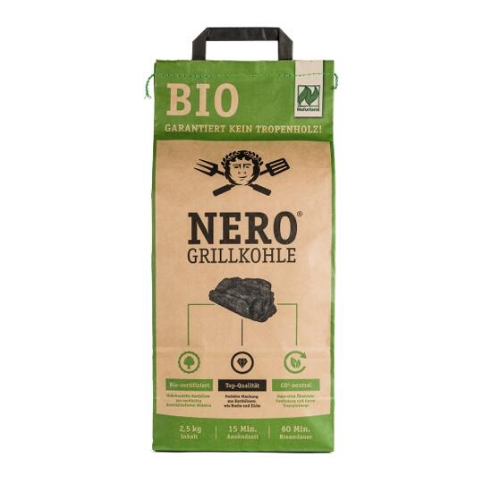 Nero Grillkohle 2,5kg - nachhaltig und innovativ & co2-neutral