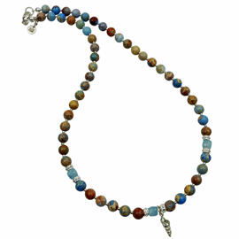 Perlenschmuck Edelsteinschmuck Handgefertigt Halsketten Damenschmuck MB-DESIGN Schmuckherstellung