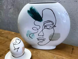 Kunst & Handwerk Keramik-Töpfle