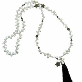 Perlenschmuck Edelsteinschmuck Handgefertigt Perlenketten Halsketten Damenschmuck MB-DESIGN Schmuckherstellung