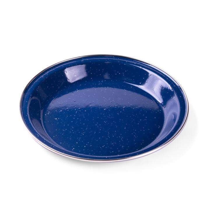 R-C Outdoor Brand Groes Emaille Camping-Geschirr-Set 12tlg in Blau |  Shotline24