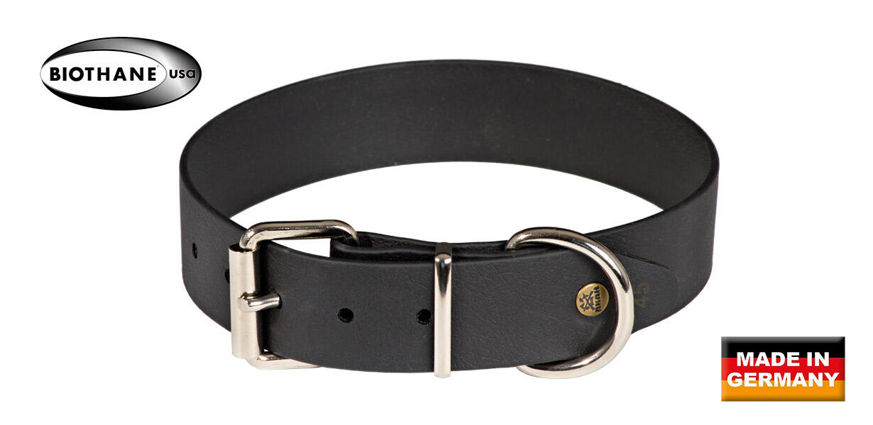 AKAH BioThane Halsband schwarz | Shotline24