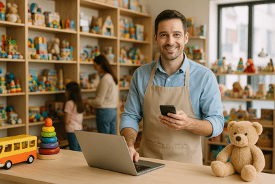 Screenshot Online-Shop-Dashboard