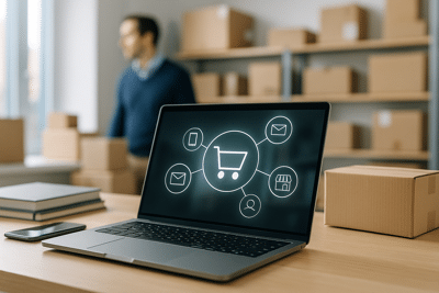 Screenshot Online-Shop-Dashboard