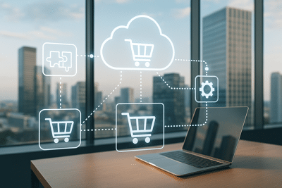 Screenshot Online-Shop-Dashboard
