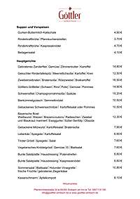 Speisekarte