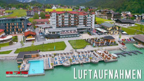 Luftaufnahmen einer Hotelanlage