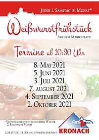 Termine 2021 Weißwurstfrühs...